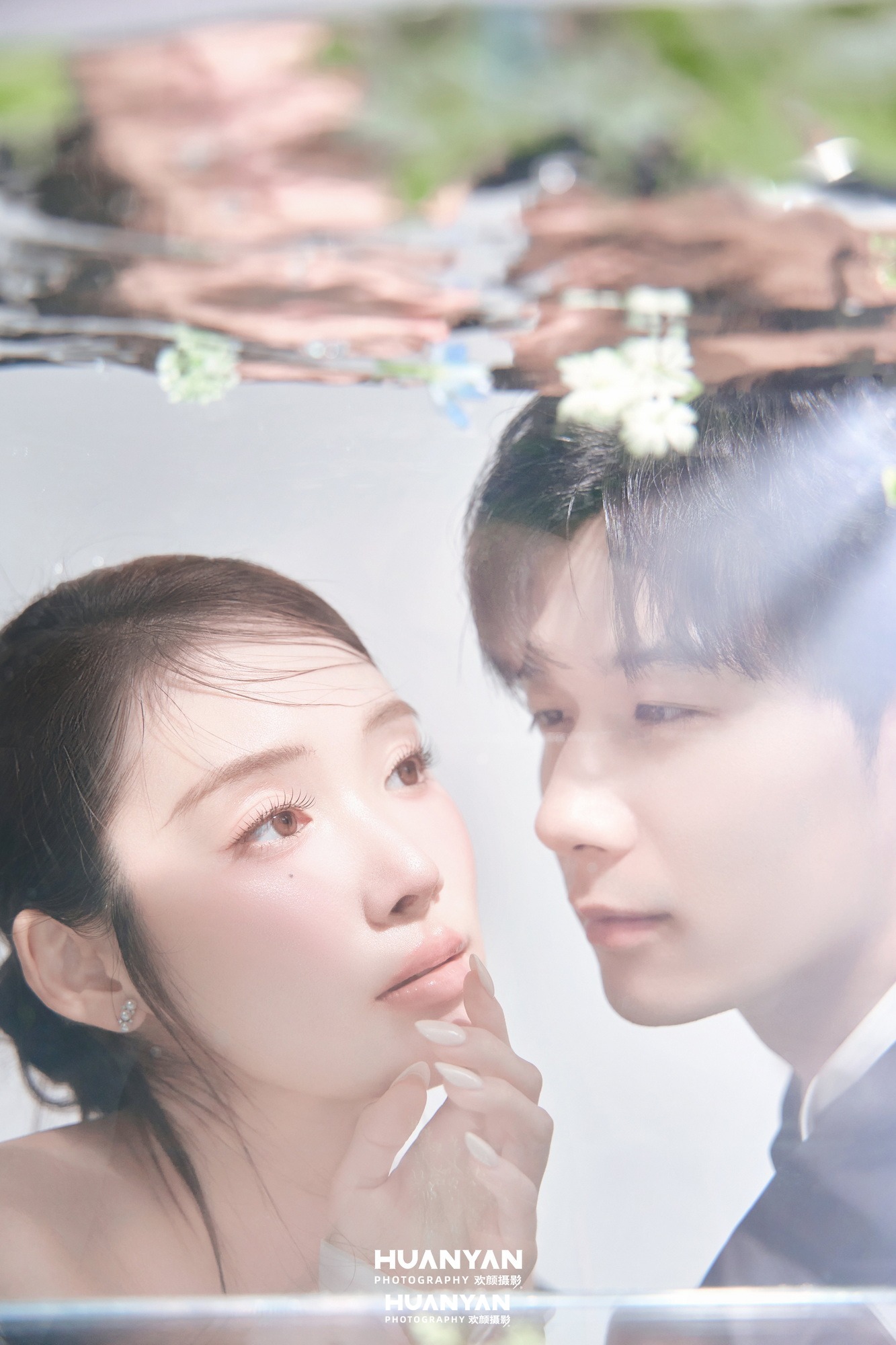 韩式温柔婚纱照 · 室内影棚场景 · 郁香小叙客片