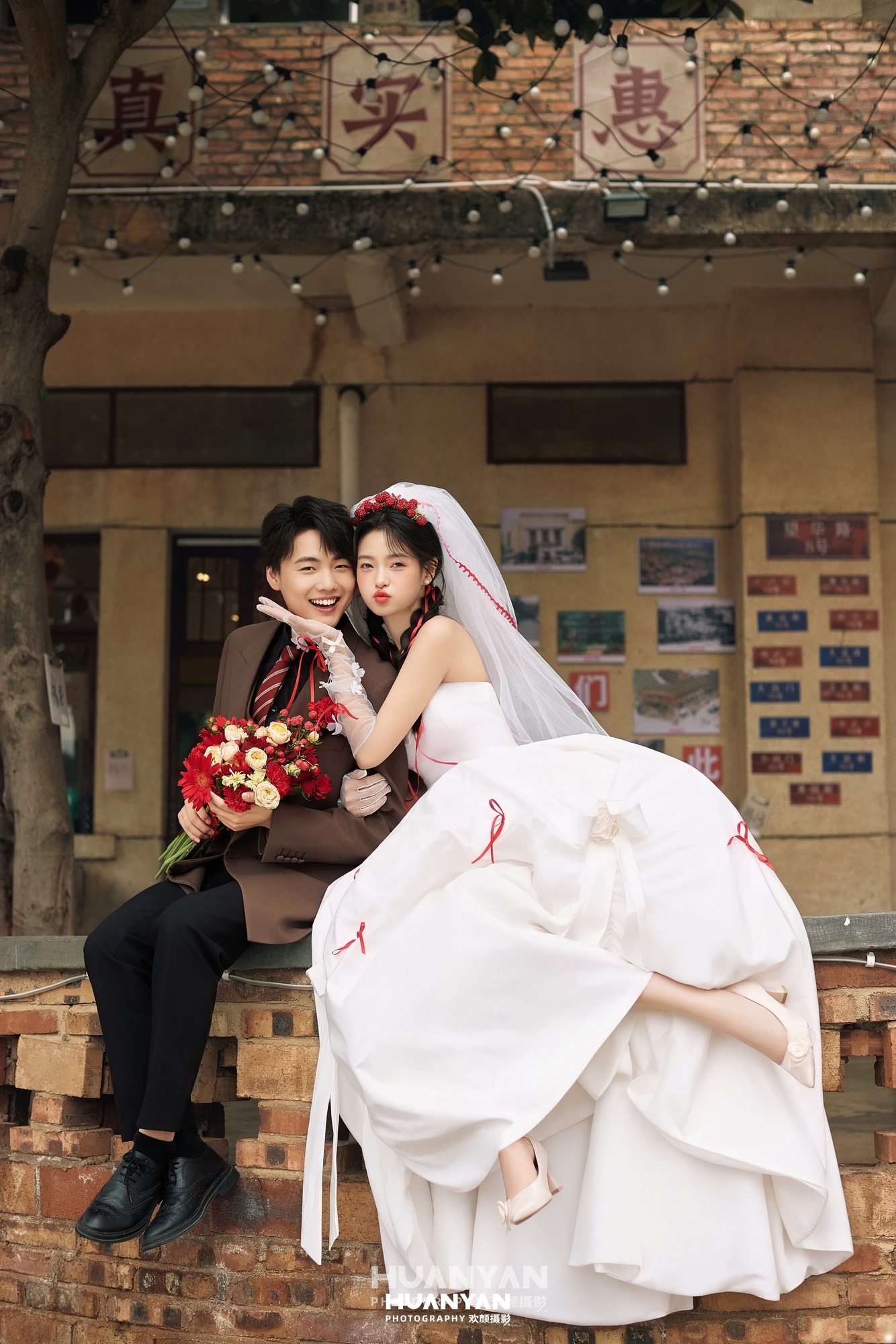 轻复古婚纱照 · 户外自然场景 · 拾光花事客片